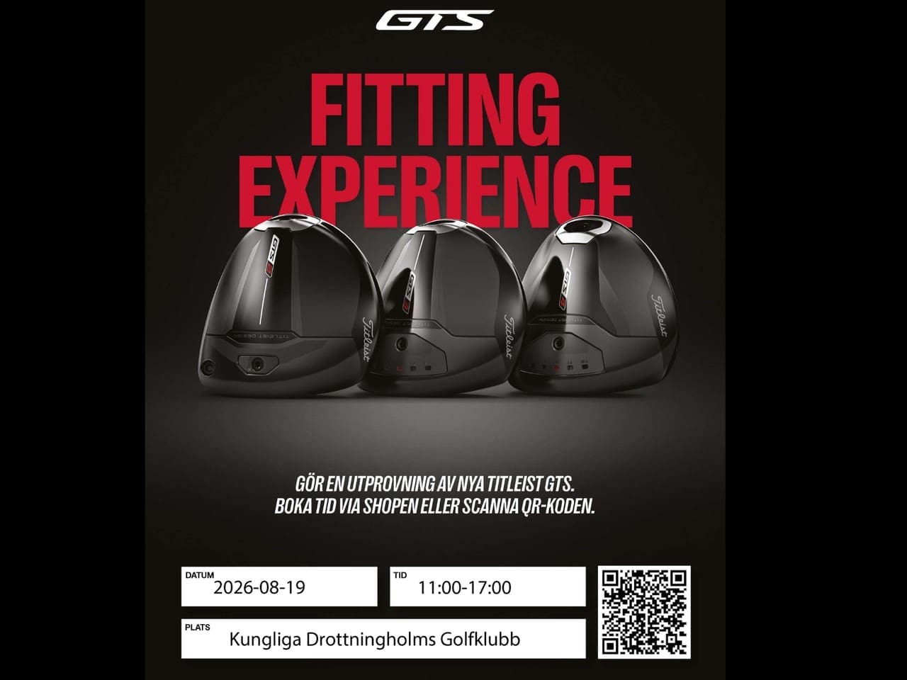 Titleist utprovning 19 augusti
